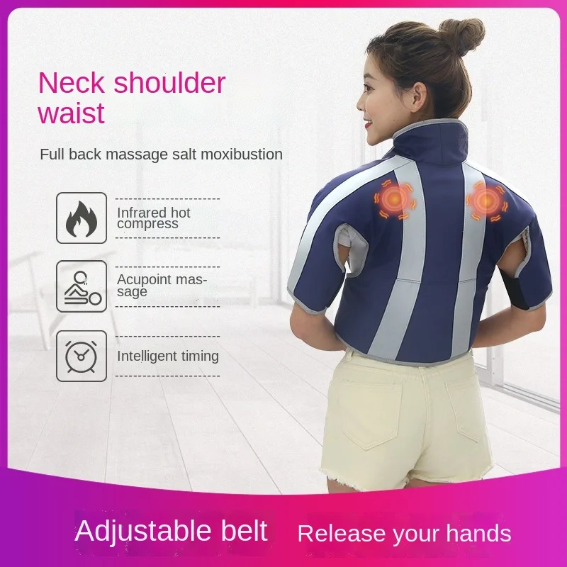 

Neck massager shoulder to shoulder, shoulder weeks pounding knead shoulder neck shoulder waist cervical heating apparatus shawl