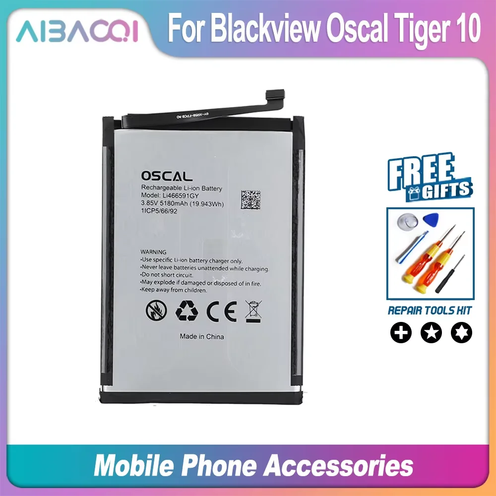 بطارية AiBaoQi الأصلية بقدرة 3880 مللي أمبير في الساعة لهاتف Blackview N6000 Tiger 10 A100 A200 Pro BV6900 BV5200 بطارية الهاتف المحمول مع أدوات