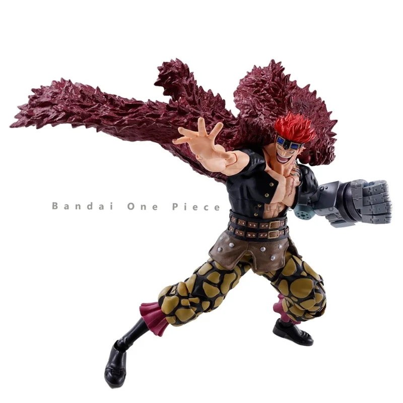 In Stock Original Bandai SHF One Piece Series Eustass Kid Action Figures Animation Toys Gifts Model Collector Hobby Anime