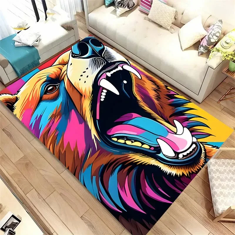 

Pop Art Figures Graffiti Colorful Abstract Art Carpet living room bedroom home decoration room baby mat bathroom kitchen carpets