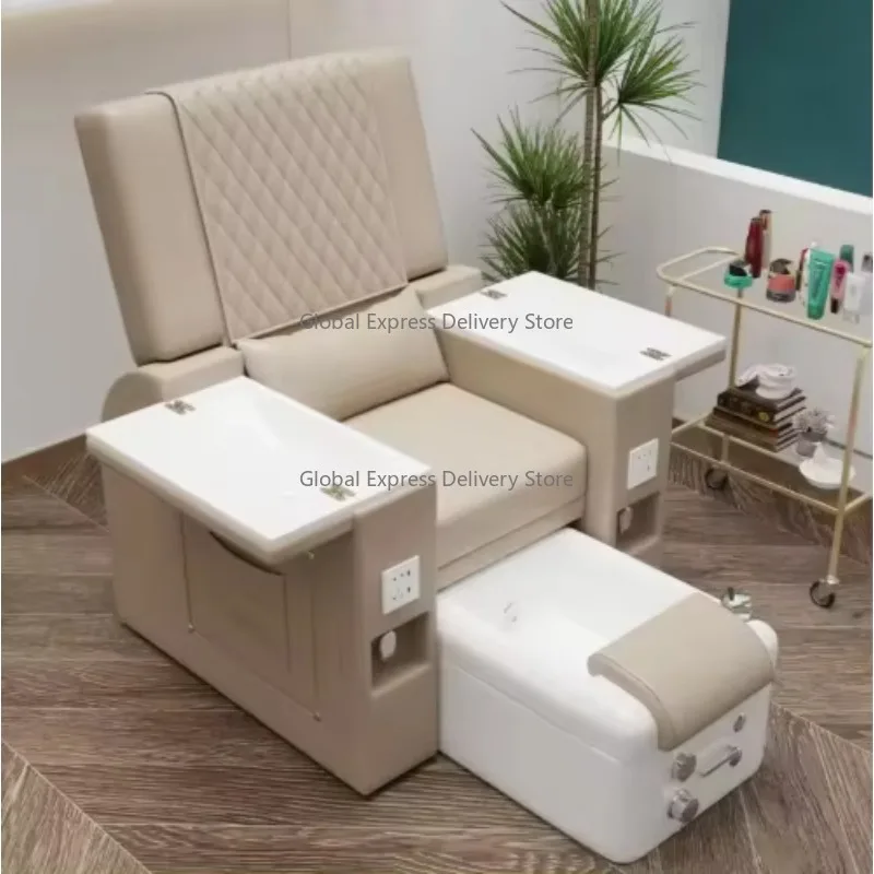 

Multifunctional Leather Massage Sofa Furniture Hot Foot Pedicure Chair for Salon Spa Home Comfortable Relaxation Chair