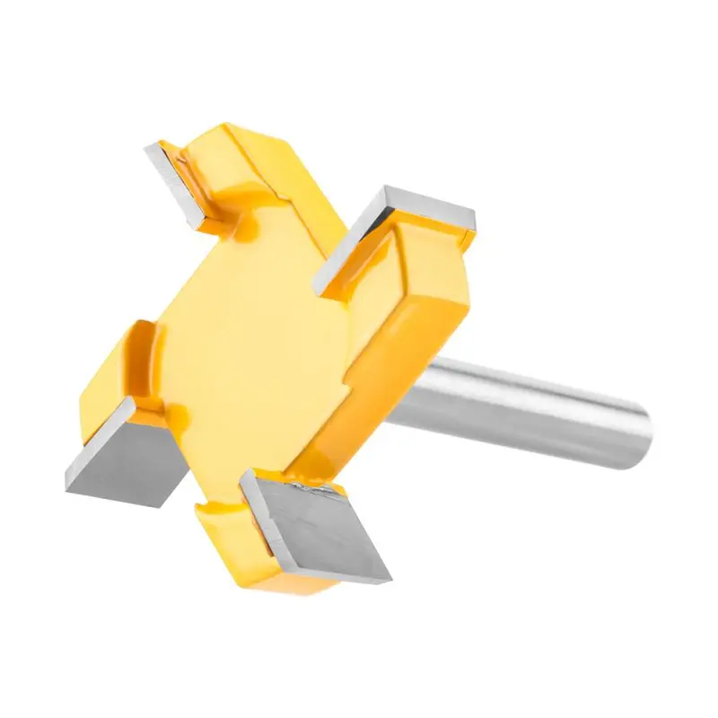 [A92P!】 8Mm Shank Spoilboard Surfacing Router Bit, Surface Router Bit, 4 Flute Face Mill, Milling Router Bit, Router Bit