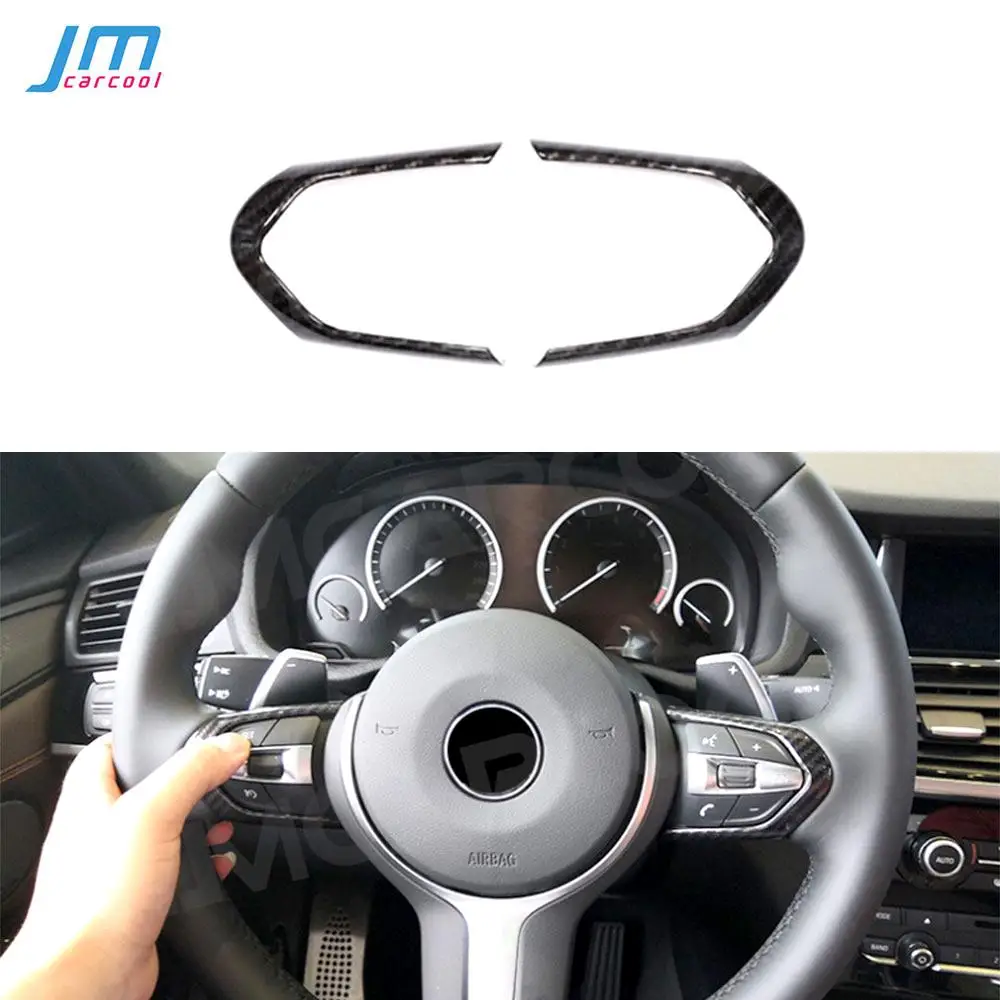 Car Steering Wheel Control Frame Cover Button Decoration Stickers ABS for BMW F20 F22 F30 F32 F10 F06 F15 F16 M-Sport