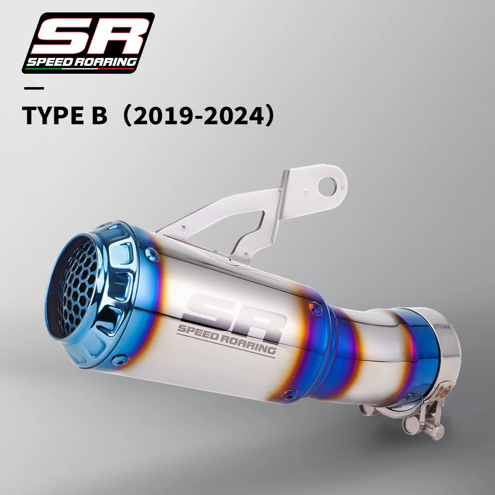 Motorcycle Modify Exhaust System Slip-On for S1000RR S1000 RR 2019-2023 Stainless Muffler