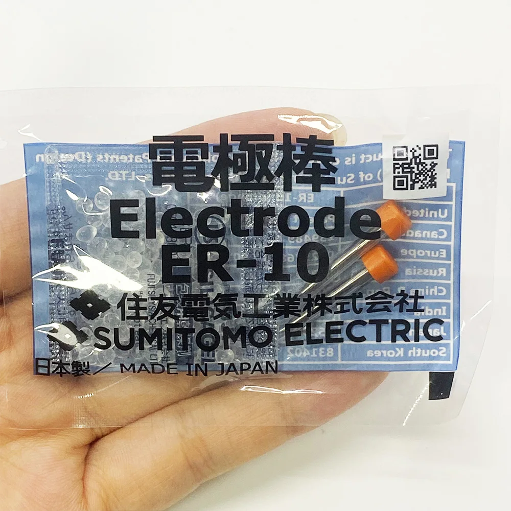 Electrodos de ER-10 para Sumitomo, varilla de electrodo empalmador de fusión, tipo-39, 71C, 81C, 72C, 82C, Z1C, Z2C, tipo-66, T-600C, 1 par