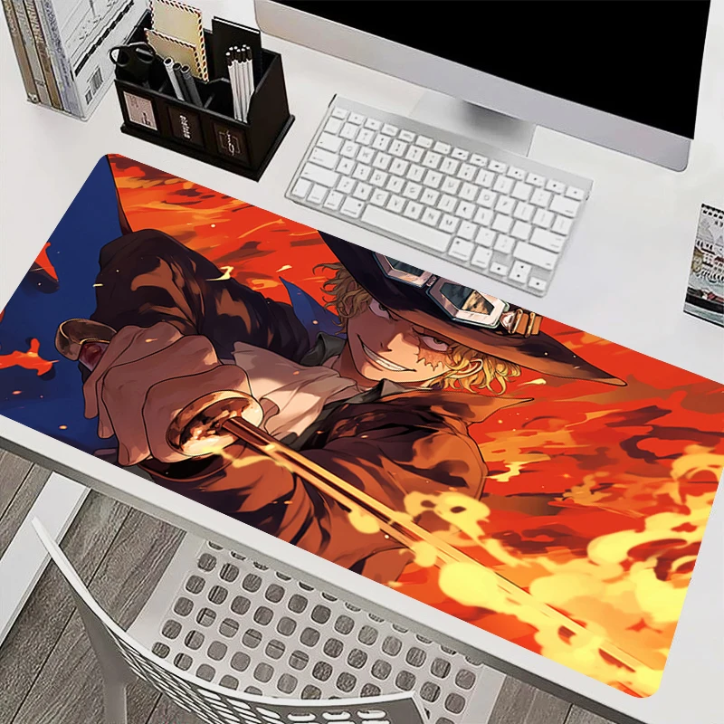 

Mouse Pad PC Accessories Keyboard Pad Office Desk Mat Anti Slip HD Mousepad One Piece Sabo Rubber Tablet Pad Gaming Extended Pad