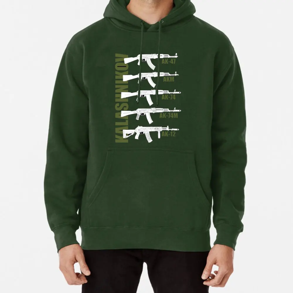 New in Hoodies & Sweatshirts Generation of The Kalashnikov Assault Rifle Classics Pullover Hoodie Oversized Men Autumn Hoody Top