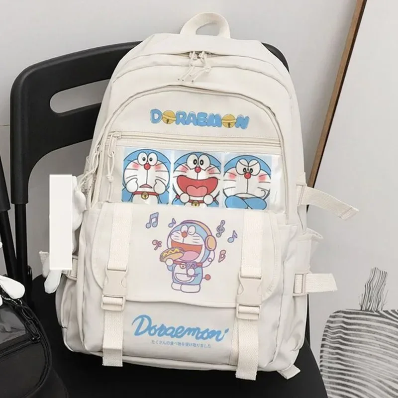 Doraemon cartoon schoolbag men women third to sixth grade cute primary school junior high school lightweight children backpack