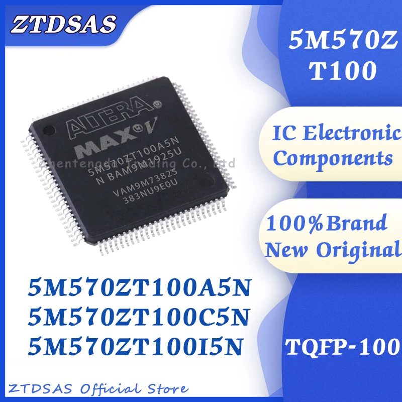 1PCS/LOT 5M570ZT100A5N 5M570ZT100C5N 5M570ZT100I5N 5M570ZT100 5M570ZT 5M570 TQFP100