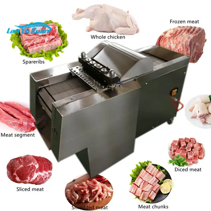 

CE Approved Chicken Cutter Machine Fish Dicing Meat Strips Cutting Machine Beef Cube Cutter Chicken Cutting Machine Automatic