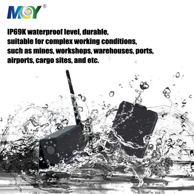2026 MCY Wireless Backup Camera 7inch Monitor 2.4Ghz Wireless Reach Truck Forklift Camera System