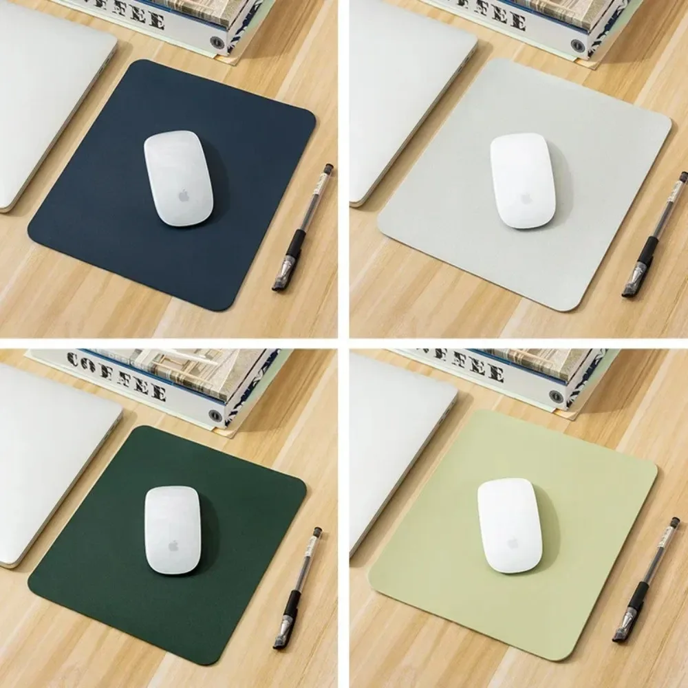 Trend 2026 Small PU mouse pad Non-Slip Gaming Desktop Mouse Pad Waterproof Anti-Scratch Easy To Clean Mat For PC Laptop Desktop