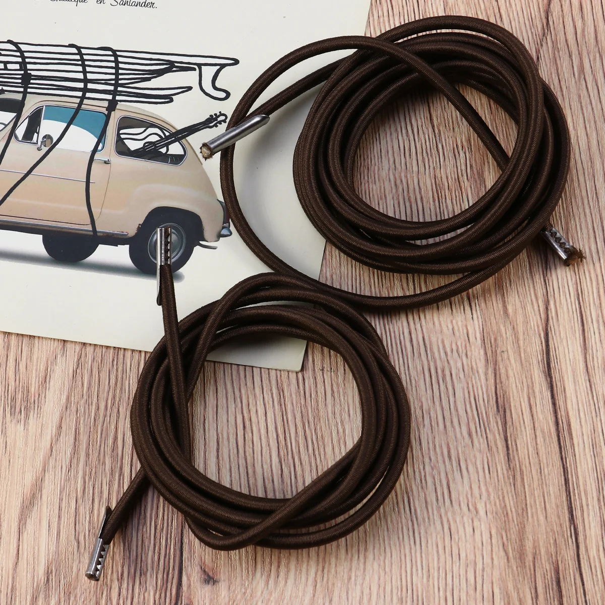 

4Pcs Rope Accessories Chaise Longue Elastic Rubber Cords Coffee 2 Long 2 Short Lengths for Chair Rope for Chaise Longue