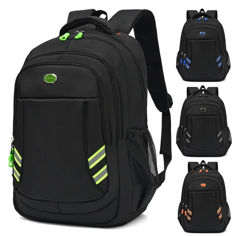Men's Large Capacity Backpack Business Travel Bag Laptop Backpack Hiking Bag For Middle School High Shoulder Bags Gifts On Sale