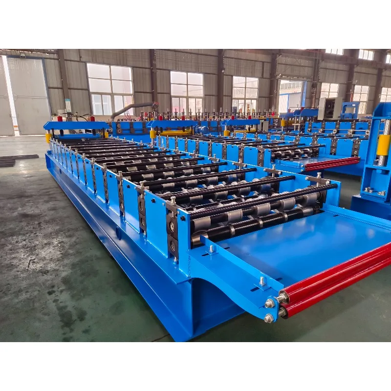 YG Customized 840 Automatic 5 Rib Glazed Colored Steel Tile Pressing Panel Roll Former Forming Machine With Motor For PPGI Roof