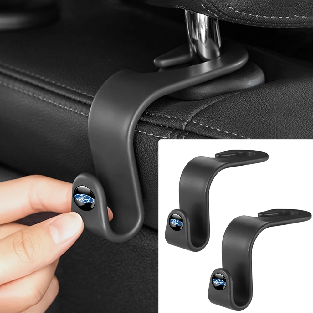 2/4pcs Car Seat Backrest Hidden Multi-Functional Hook Center Cover For Ford Mondeo Focus 2 3 Mustang Fiesta Fusion Ecosport Kuga