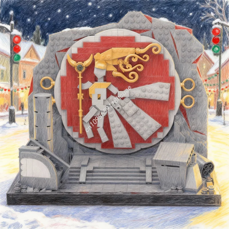 

Набор строительных блоков MOC «Аркейн: Джинкс против Ви» (1208 деталей) — Архитектурная модель, Рождественский подарок, Креативная развивающая игрушка-конструктор