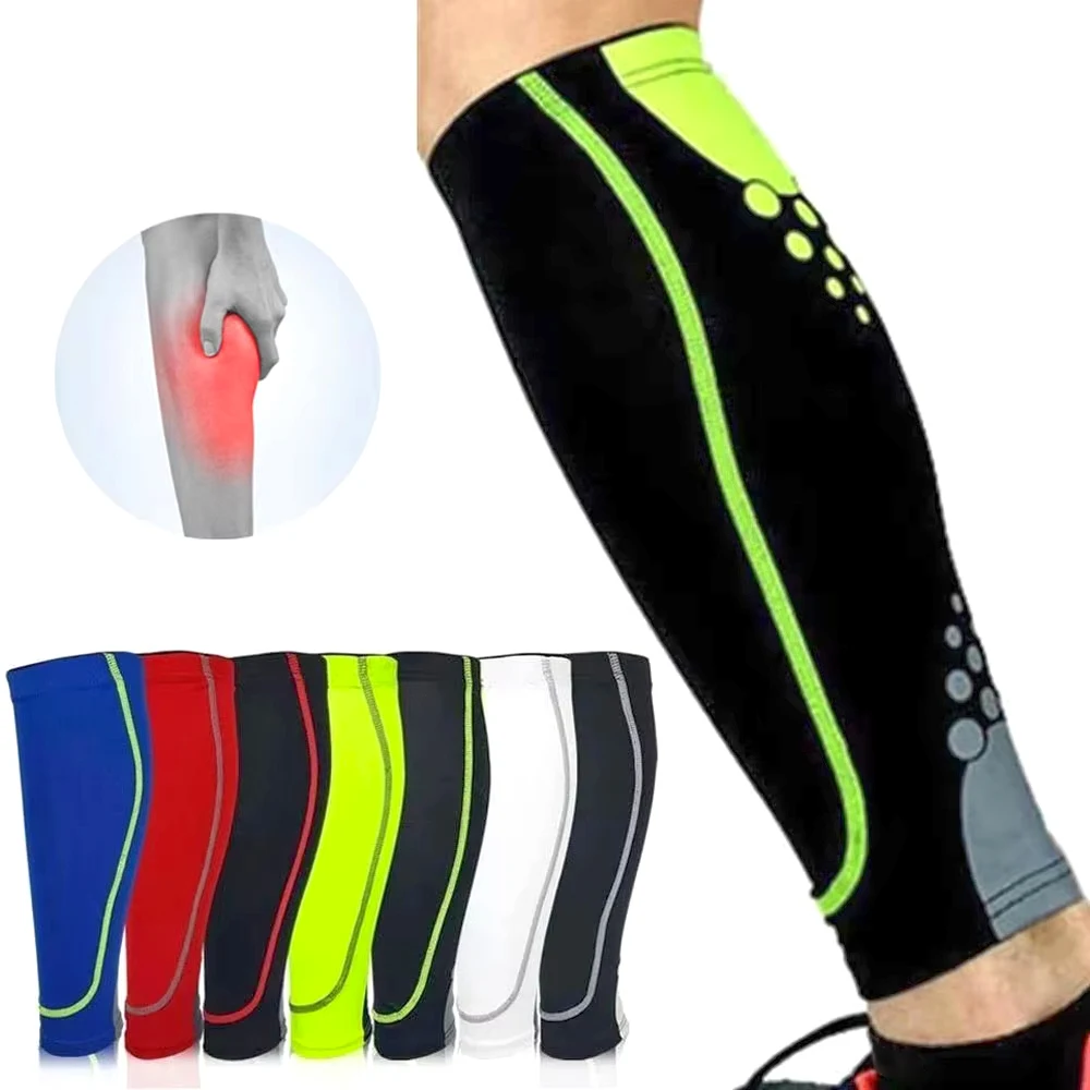 Calf Protection Compression Calf Sleeve Protect Cover Cycling Leg Socks Basketball Sport Leg Compression Sleeve Outdoor Fitness