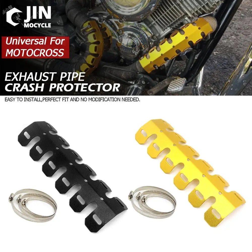 

Exhaust Pipe Protector Heat Shield Cover Guard Anti-scalding FOR Suzuki RM85 RM125 RM250 RMZ450 RMX450Z DRZ400/S/SM 250SB DR250R