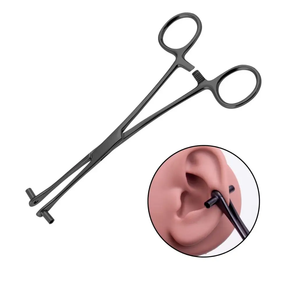 

Body Jewelry Tool Stainless Steel Piercing Clamp Piercing Tools Puncture Tool Disposable Professional Tool Body Piercing