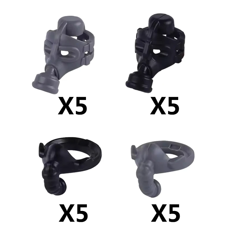 Blocs de construction de figurines MOC militaires WW2, casque antidéflagrant, chapeau, masque à gaz, Kit de lunettes SWAT, gilet, ceinture, casque, jouet à monter soi-même, cadeau K001