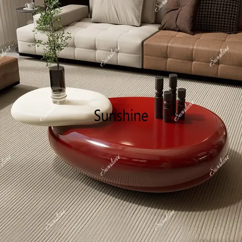 Nordic Luxury Coffee Table Living Room Decoration Storage Unique Center Coffee Table Service Mesas Bajas Lounge Suite FurnitureT