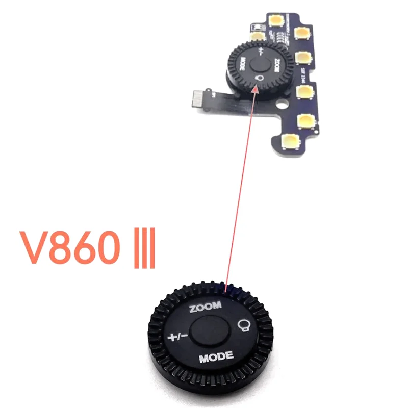 ABVO-Replacement Model Dial For Godox V860 III Flash Durable & Easy To Install Repair Part