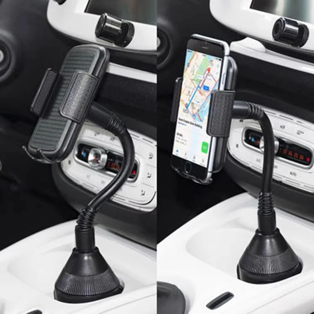 360 ° Einstellbare Auto Tasse Halter Universal Auto Handys Halterung GPS Halterung Innen Zubehör Getränkehalter Für Iphone Android – Detail 7