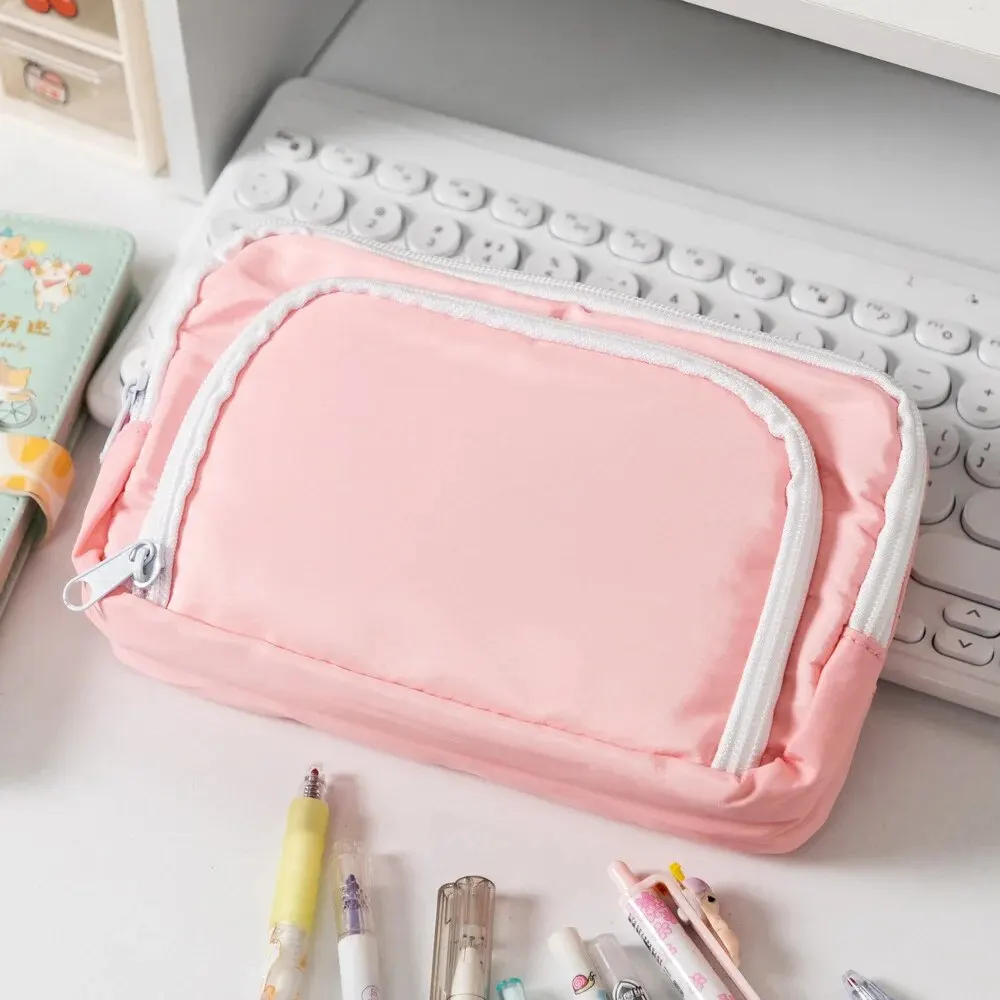 Kawaii 3-Layer Pencil Case — Large Capacity