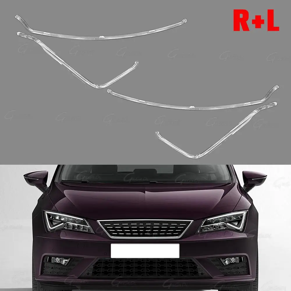 Car Headlights Angel Eye Light For SEAT Leon 2017-2021 Guide Tubes Daytime Running Light Bulbs Circuit Boards 5F0941475A view 6