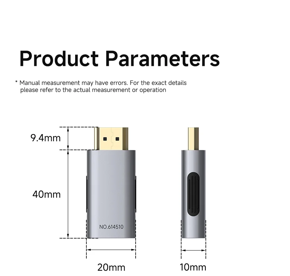 Hagibis USB-C to HDMI/DisplayPort Adapter 8K 60Hz