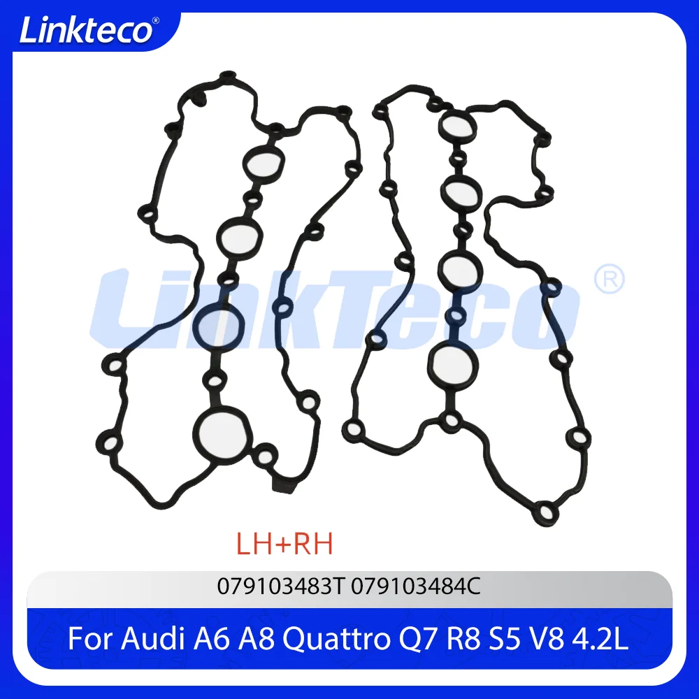 

Engine Valve Cover Gasket Set Fit 4.2 L FSI V8 DOHC BNS BVJ BAR CDRA For AUDI 4.2L A6 A8 Q7 R8 RS4 RS5 S5 VW VOLKSWAGEN TOUAREG