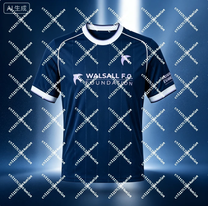 26_27 Season Jersey - Walsall Football Breathable Quick-dry Comfortable Outdoor Sports Family Matching Clothing Y2K T-shirt