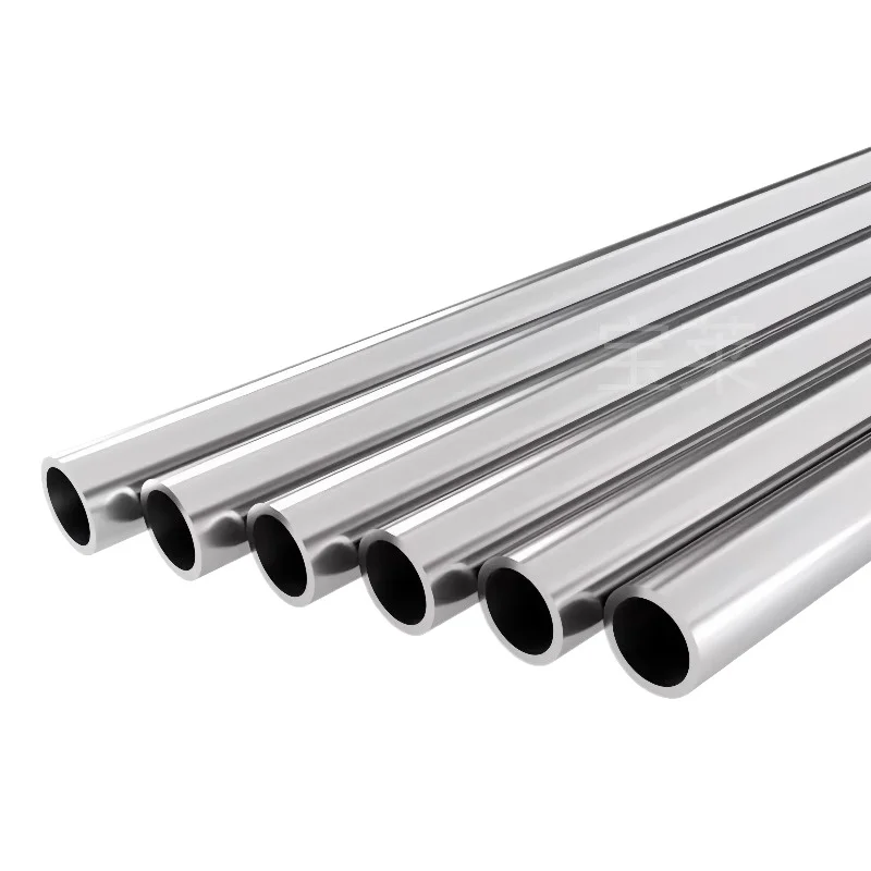 

304 Stainless Steel Hollow Round Pipe Seamless Straight Tube 8-42mm OD 1-3mm Wall Thickness