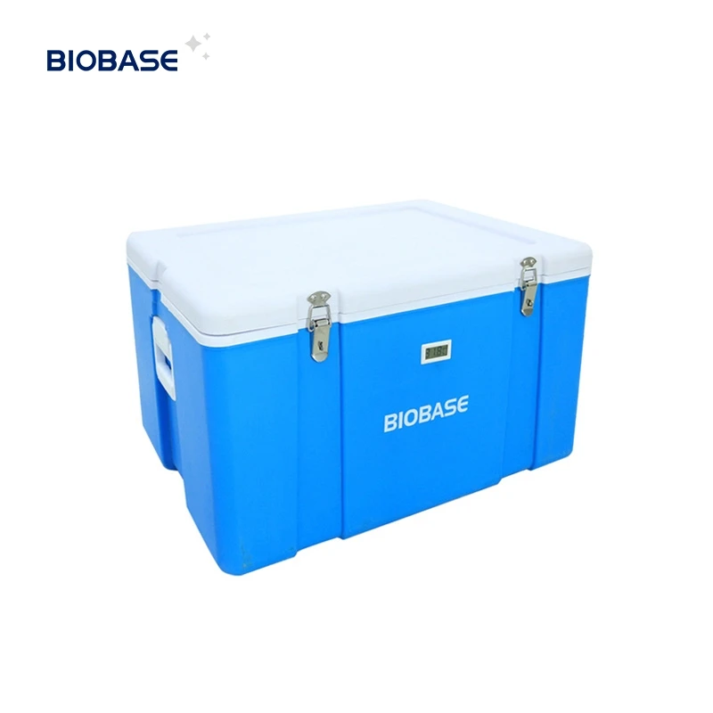 Il materiale PP del frigorifero portatile BIOBASE mantiene il raffreddamento del frigorifero portatile per esterni