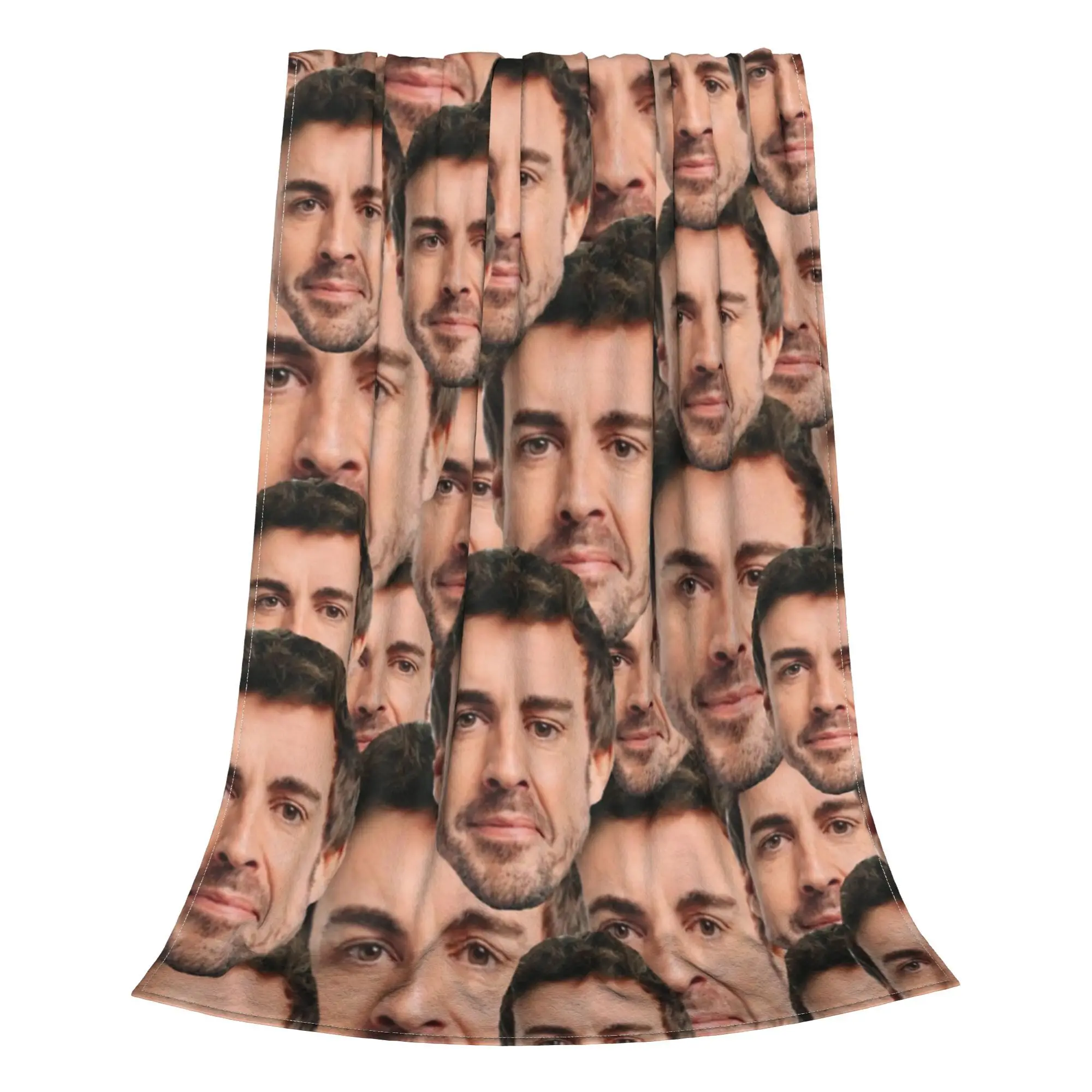 فرناندو ألونسو رئيس رمي بطانية للأريكة مضحك لينة غامض بطانية قطيفة 50x60 بوصة المفارش متعددة الحجم لجميع المواسم