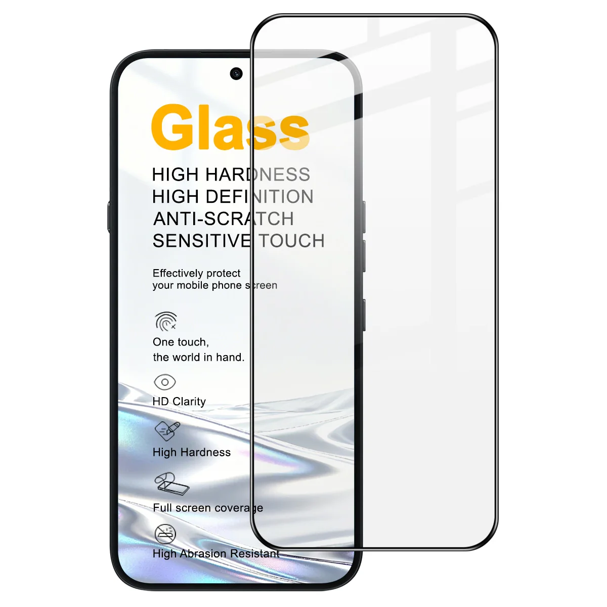 

IMAK Pro+ Tempered Glass for Nothing Phone 4a Pro 5G Screen Protector Film Support Fingerprint