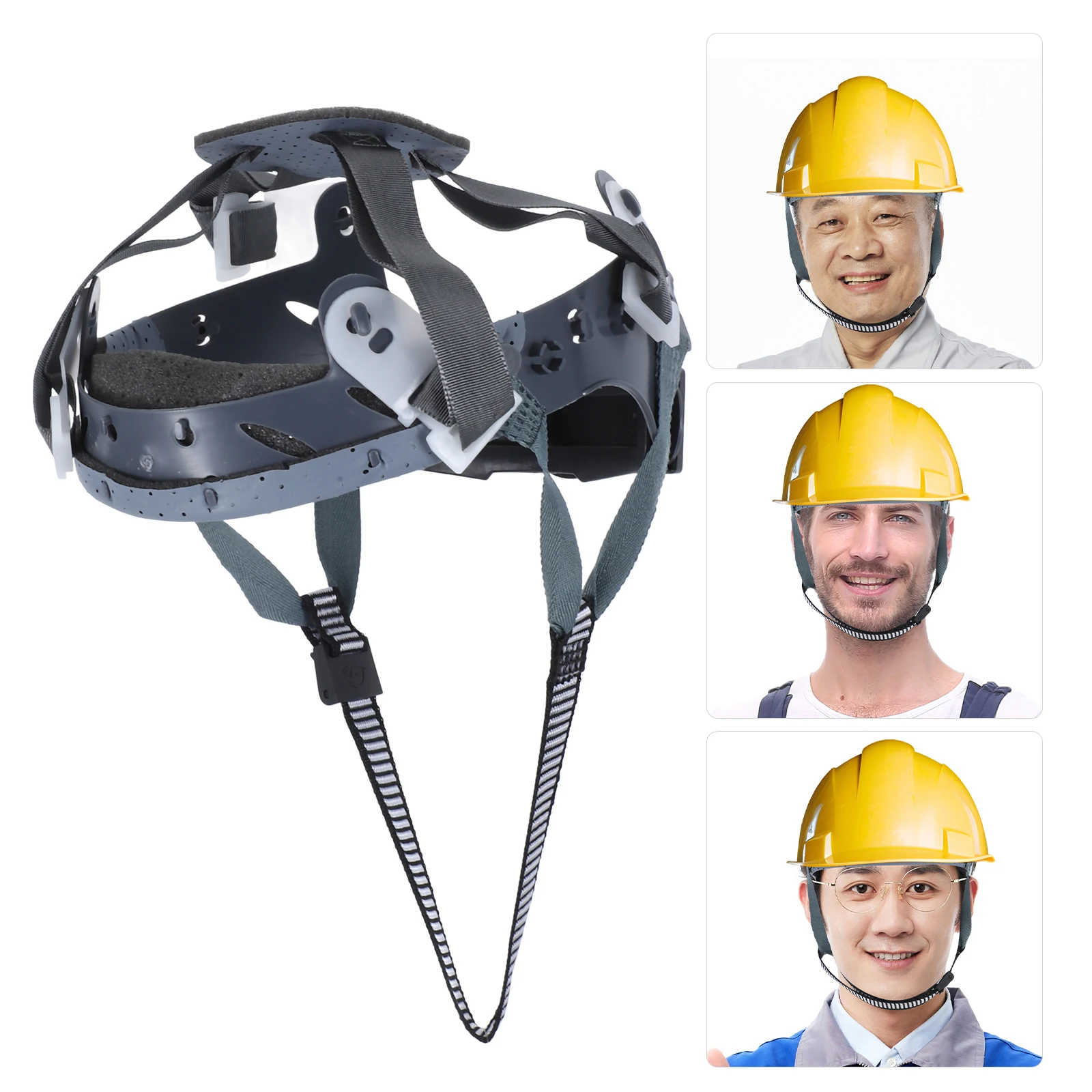 

Hard Hat Liner Replacement Rotary Knob Suspension Insert Breathable Sweat Absorbing Safety Accessories for Men