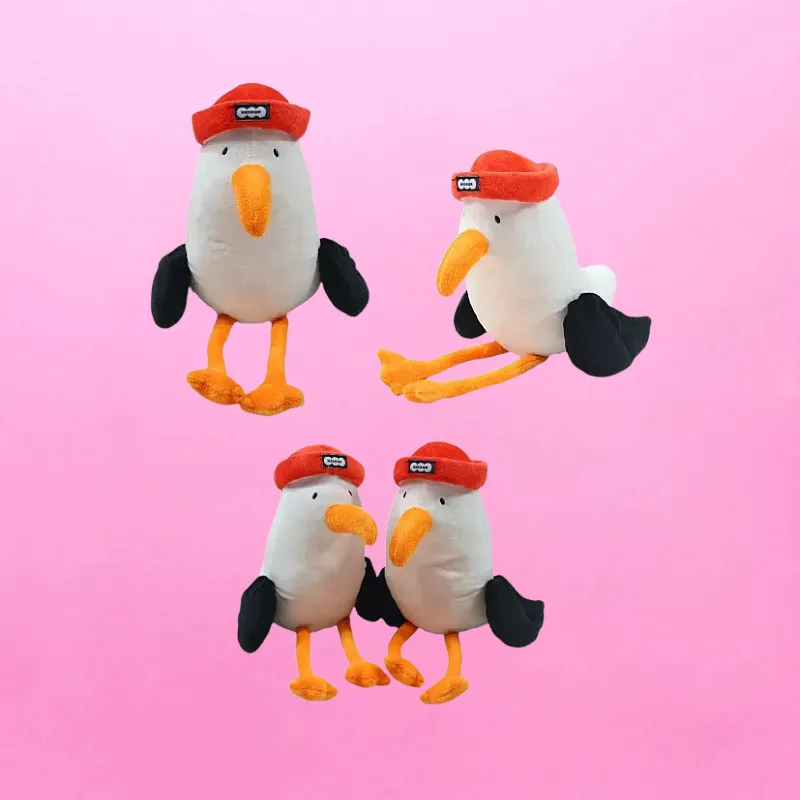 

Anime Red Riding Hood Little Bird Plush Russia Funny Long Legged Red Riding Hood Little Bird Stuffed Animal Doll for Kid Gifts