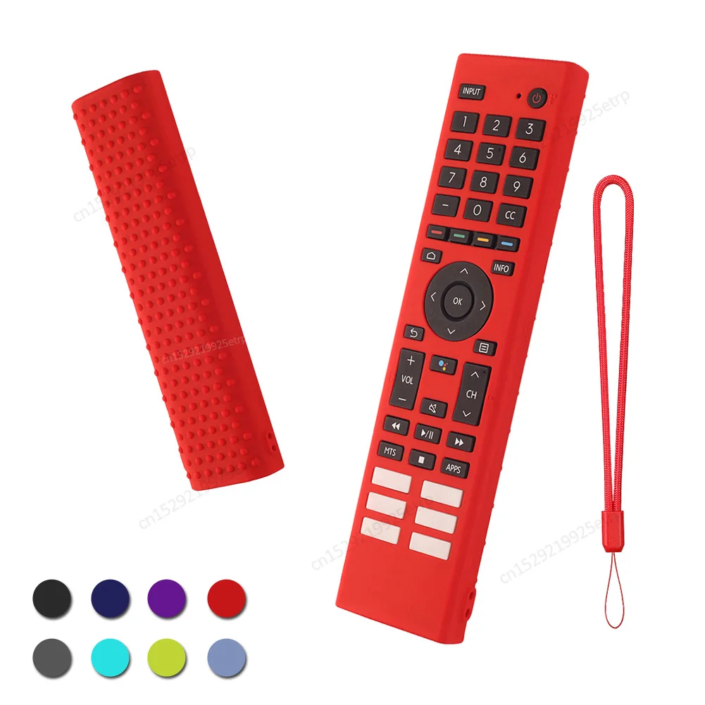 Remote Control Case Cover For Hisense ERF3A80 ERF3B80H ERF3C80H ERFTG80H Smart TV Controller Silicone Protective Sleeve