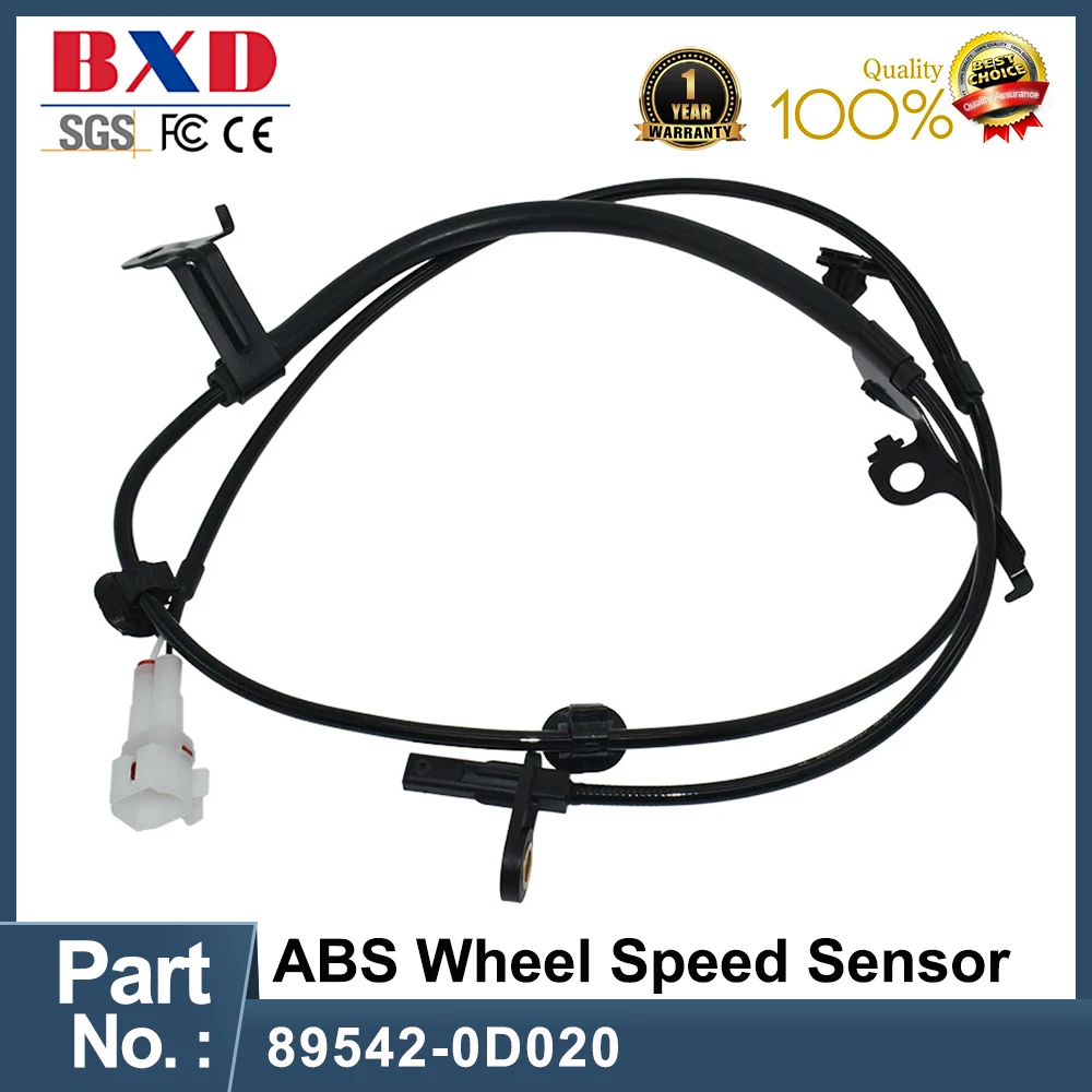 89542-0D020 895420D020 Front Right ABS Speed Sensor for Toyota Yaris Vitz Daihatsu Charade