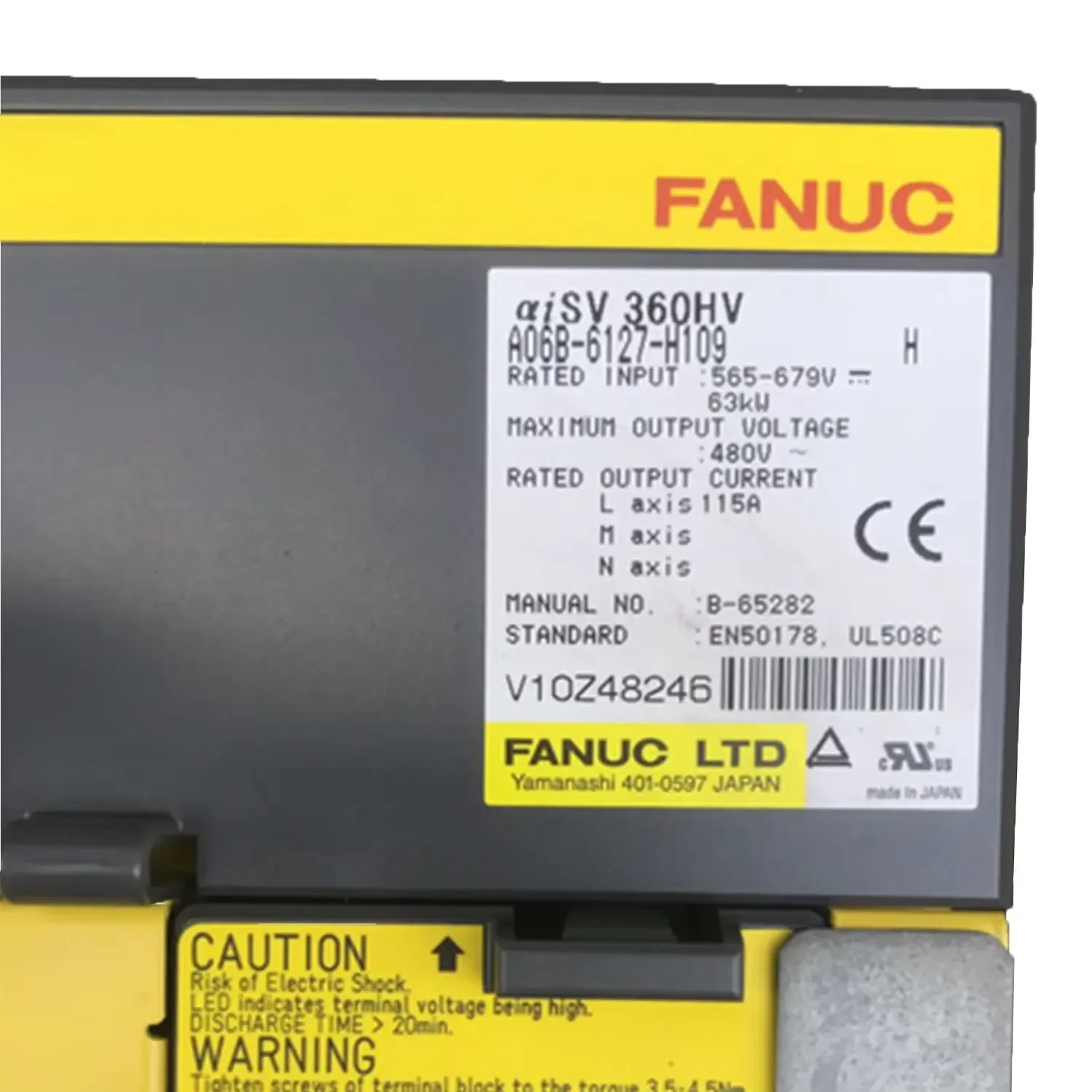 A06B-6127-H109 مضخم محرك سيرفو Fanuc تم اختباره بشكل جيد A06B 6127 H109