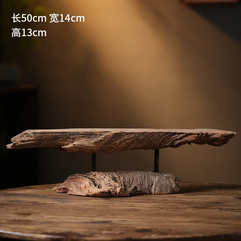 Weathered wood base Ceramic figure Buddha statue base Creative root carving Solid wood Dead wood Natural Zen ornaments