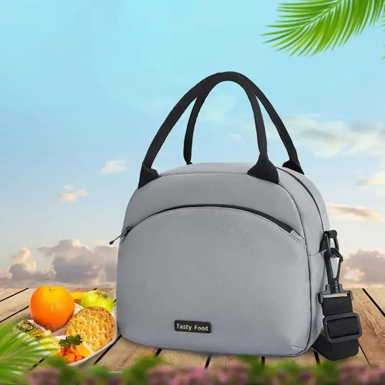 Wasserdichte Mittagessen Taschen Thermische Kühler Büro Mahlzeit Outdoor Camping Picknick Isolierte Langlebige Handtasche Öl-proof Tragen Lagerung Box – Detail 2