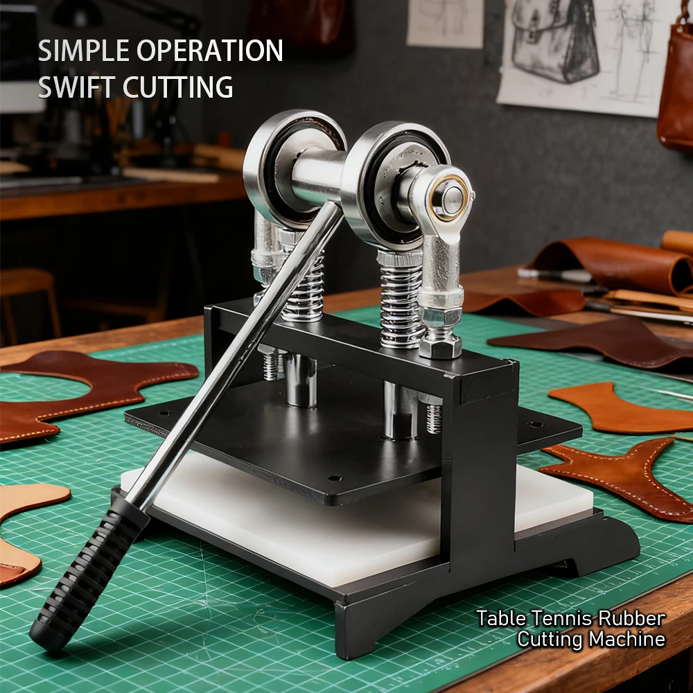 Mini fustellatrice fustellatrice manuale piccola macchina da taglio a pressa manuale tagliatrice per gomma da ping pong