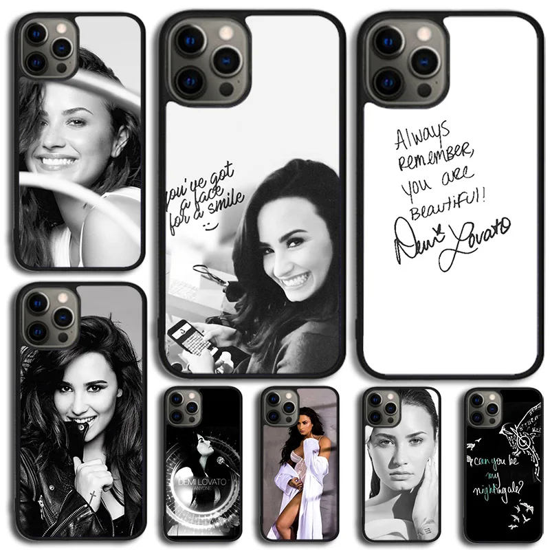 Demi Lovato Stay strong Phone Case Cover For iPhone 16 15 14 SE 2020 XR XS 11 12 13 Mini Pro MAX Plus