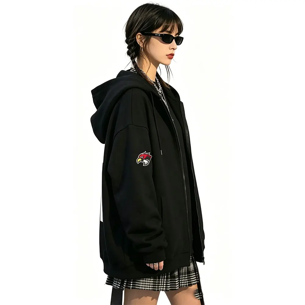 

Off Campus Briar University Graham 44 Merch Zipper Hoodie Men Women Fashion Hockey Oversized Zip Up Jacket Male Retro Streetwear