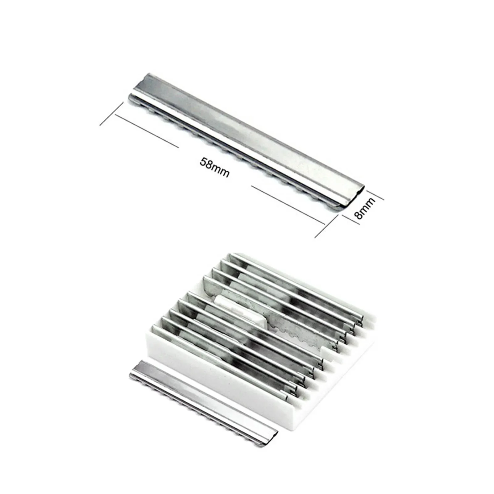 7" Rotary Thinning Razor+10 Blades Straight Salon Hairdresser Razor Hair Cutter Swivel Barber Cutting Knife Thinner Hairdressing image 5