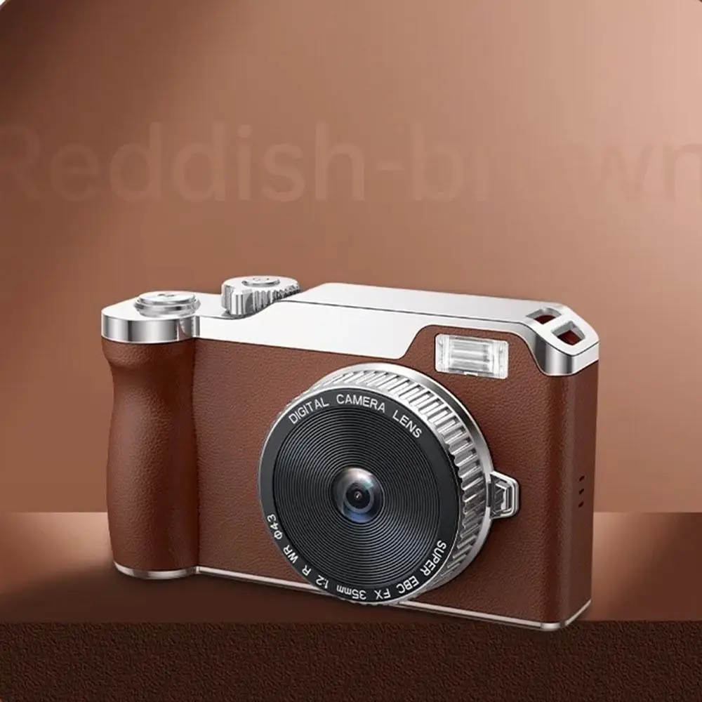 Front/Rear Dual Camera 4K HD Digital Camera 16x Zoom 2.4 Inch Screen Entry-Level CCD Camera Autofocus LED Fill light