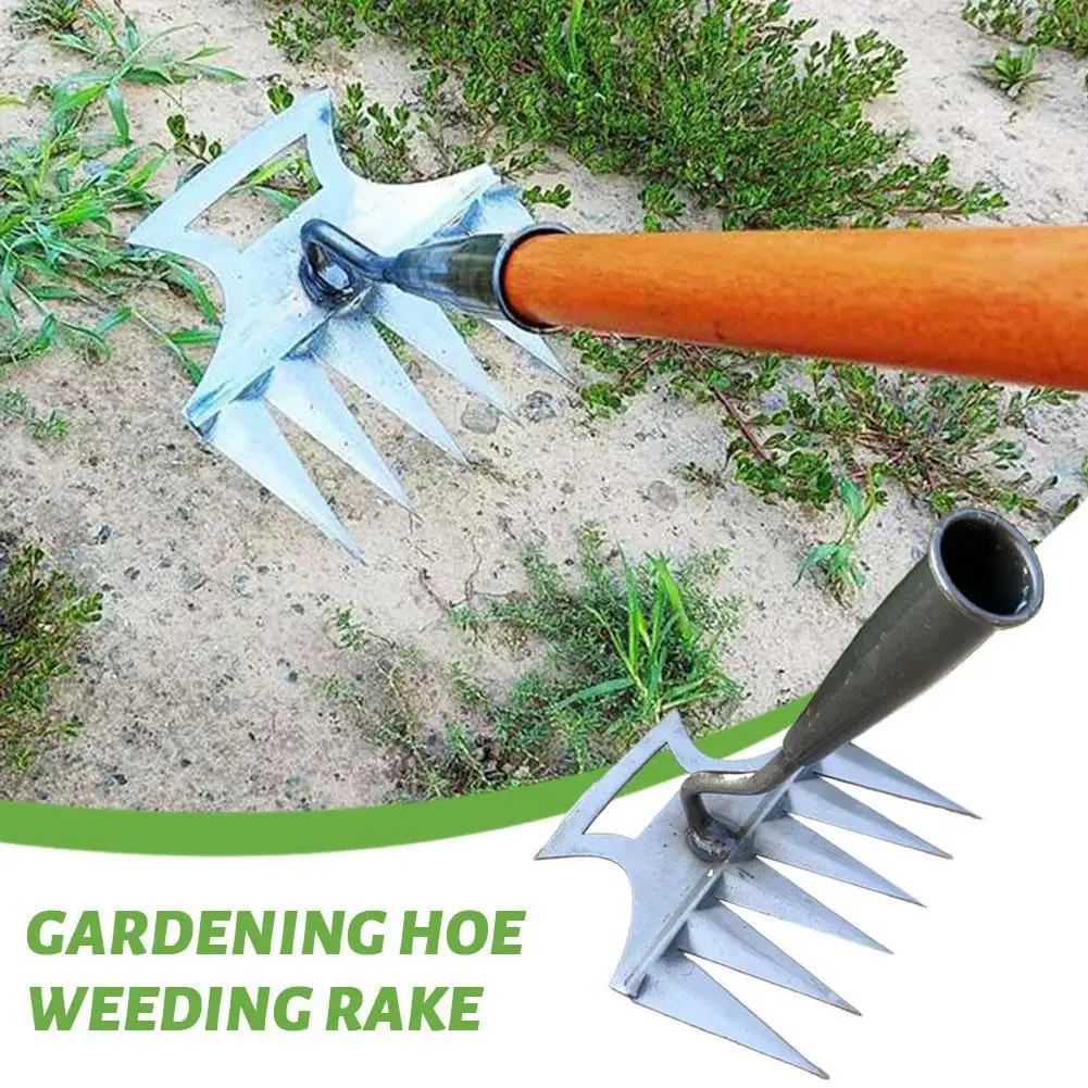 

Gardening Hoe Weeding Rake Trenching Soil Loosening Sowing Agriculture Tools